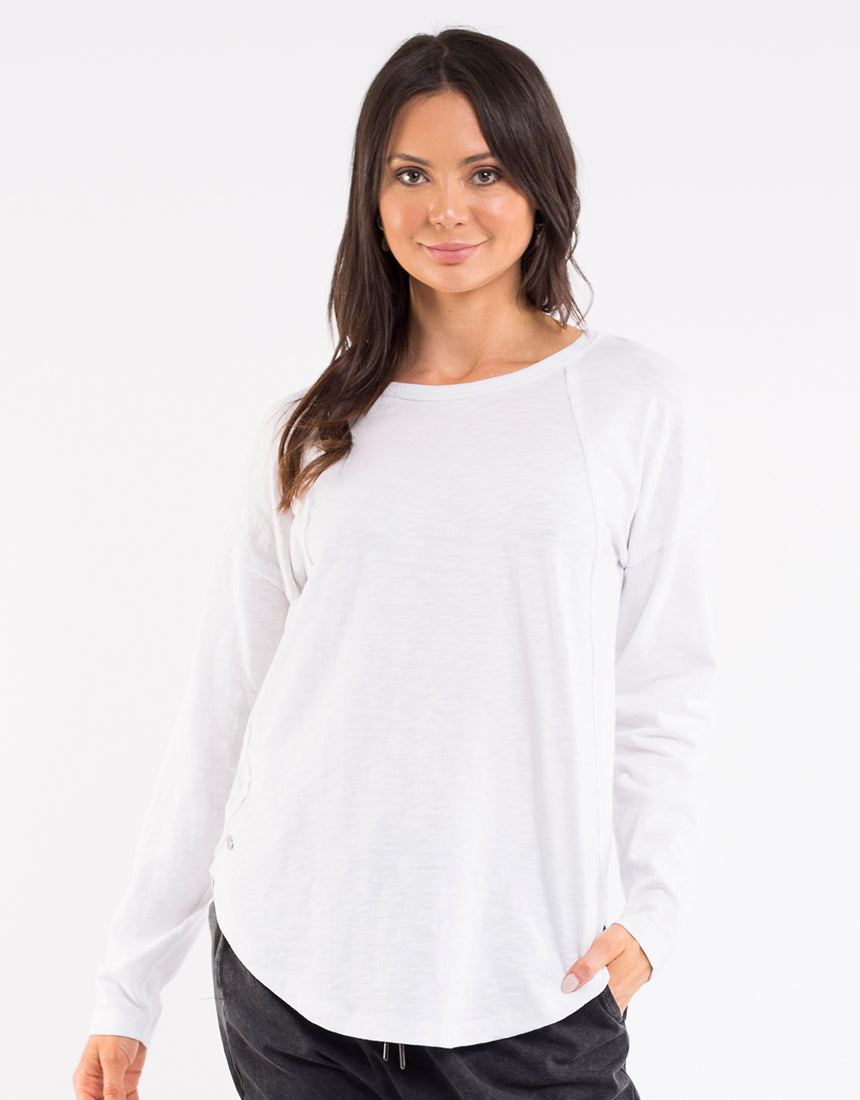 Mackenzie L/S Top - White