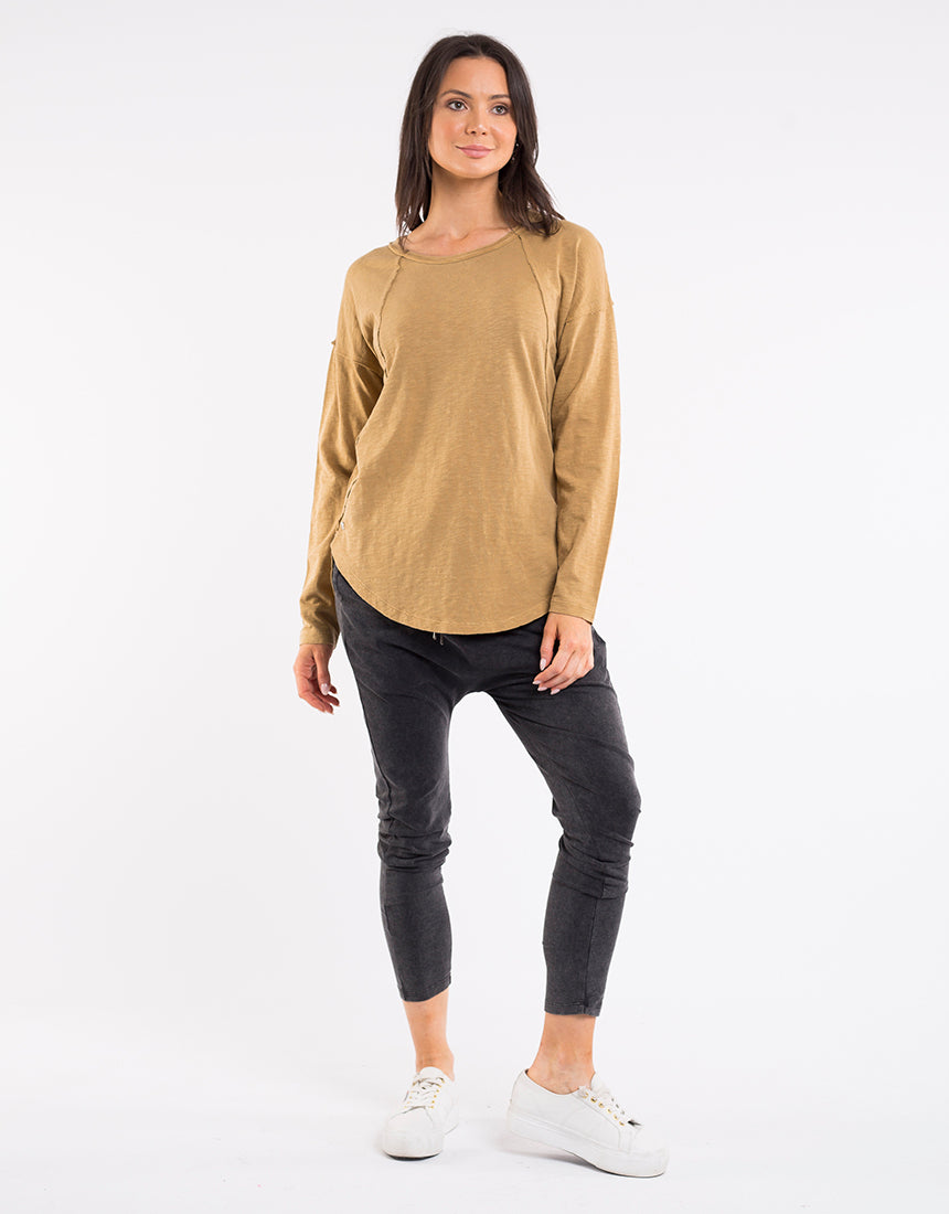 Mackenzie L/S Top - Mustard