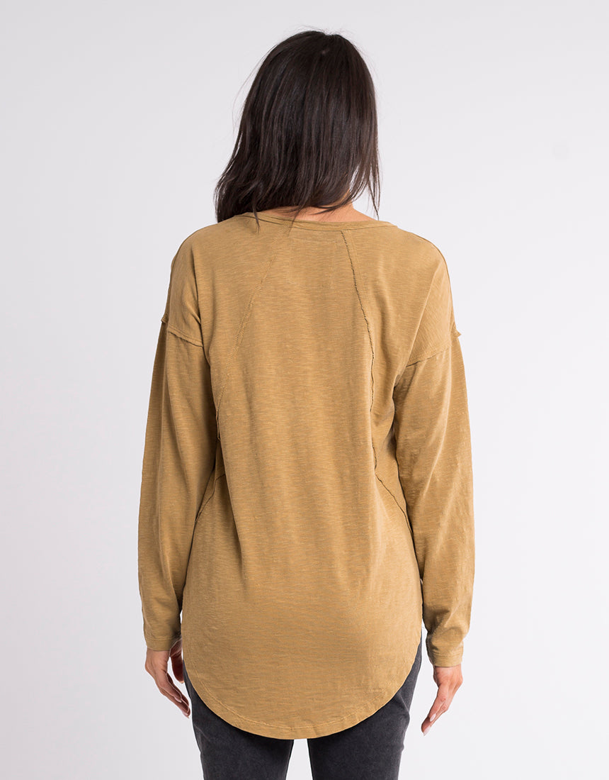 Mackenzie L/S Top - Mustard