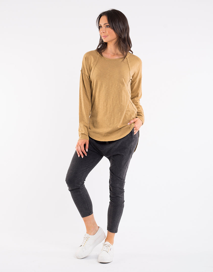 Mackenzie L/S Top - Mustard