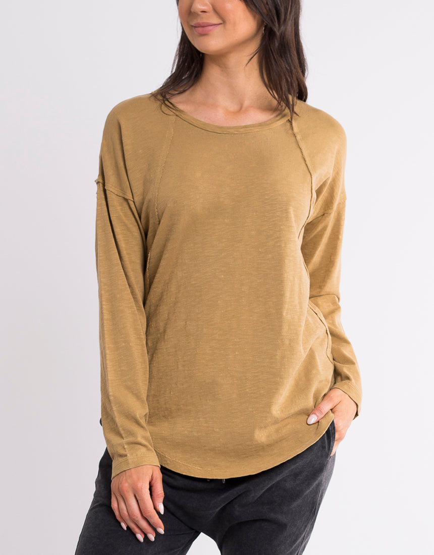 Mackenzie L/S Top - Mustard