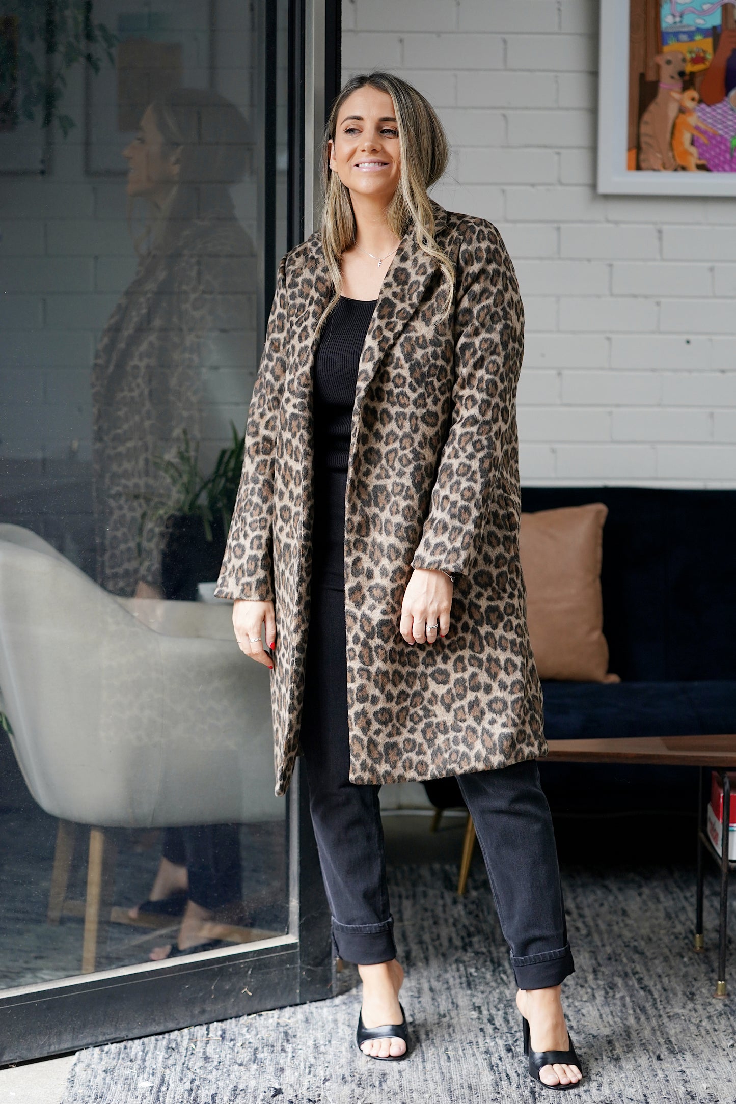 Lorena Coat - Leopard