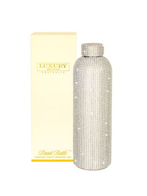 Luxury Bling Drink Bottle - SIlver