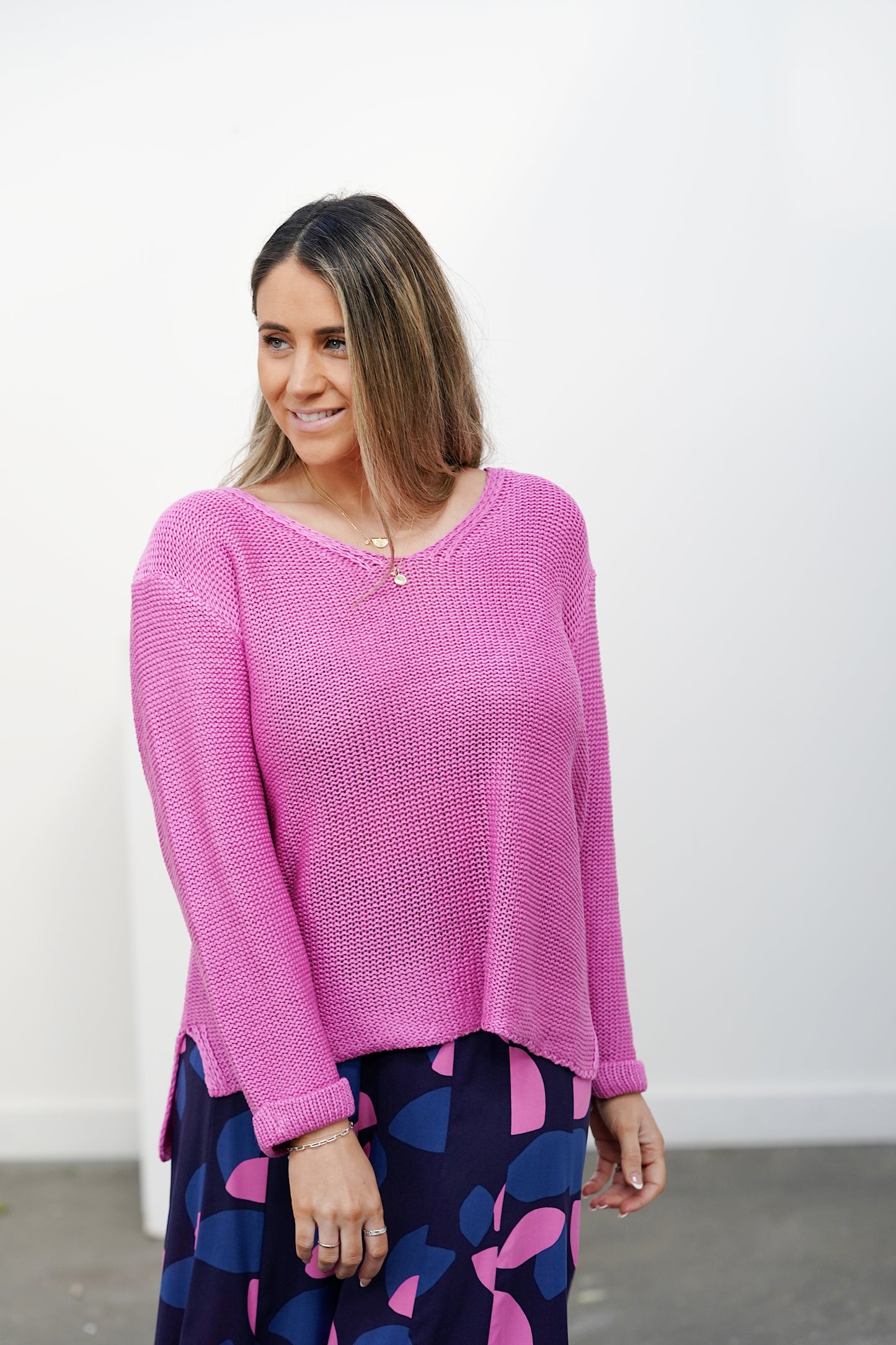 Cindy Knit - Magenta