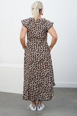 Acacia Dress - Tan Leopard (BAXTER & ONLINE ONLY!)