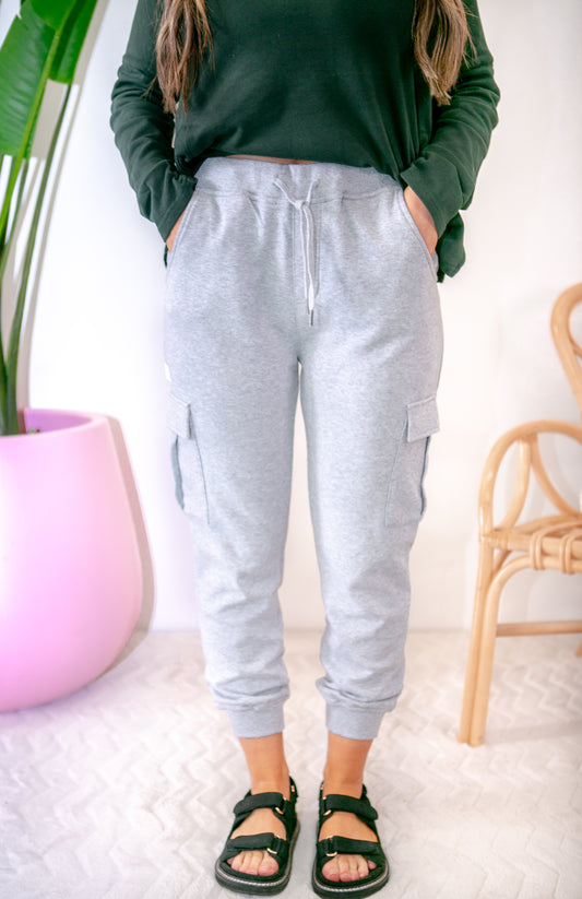 Combat Track Pant - Grey Marle
