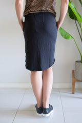 Fundamental Isla Skirt - Washed Black