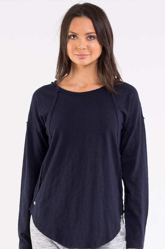 Mackenzie L/S Top - Navy