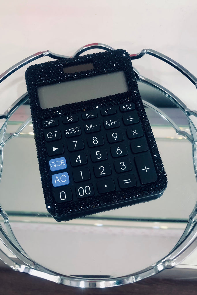 Crystal Bling - Calculator (Black)