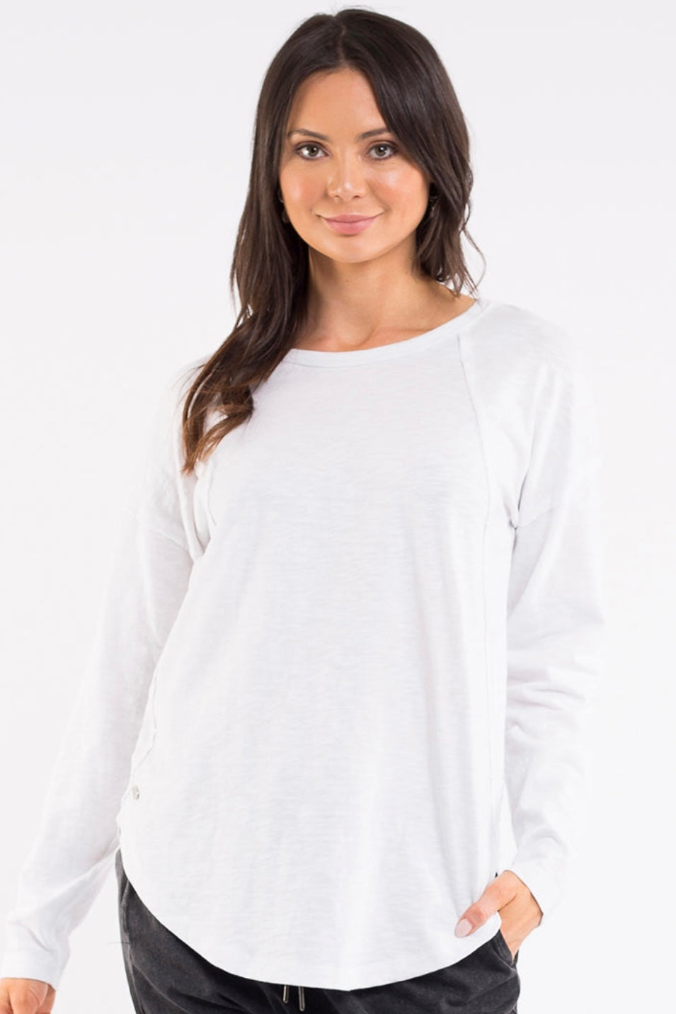 Mackenzie L/S Top - White