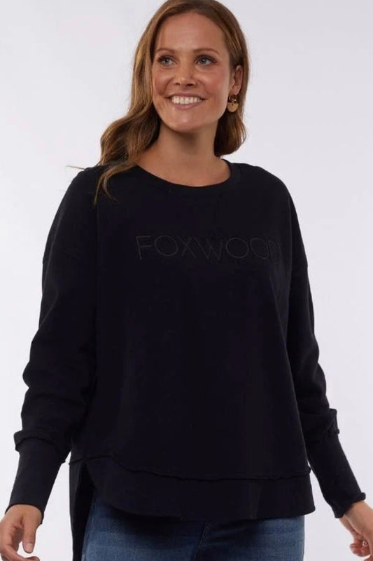 Simplified Crew- Black on Black