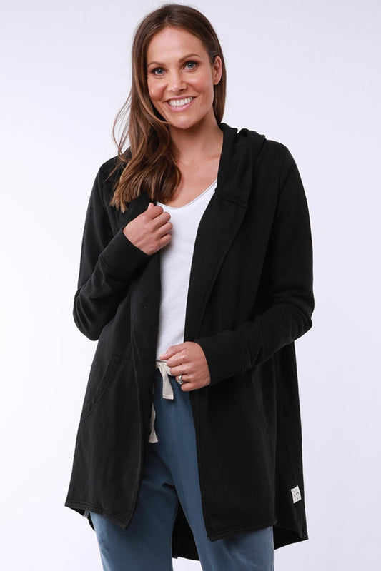 Composure Hooded Cardi - Black