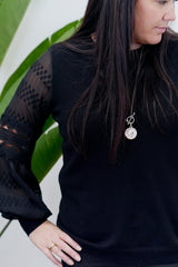 Laney Lace Top - Black