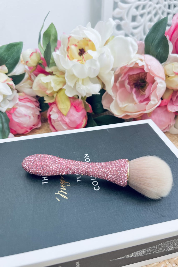 Crystal Bling - Small Pink Make-Up Brush
