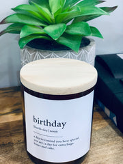 Commonfolk Candle - Birthday